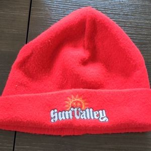 Turtle fur sun valley red winter hat